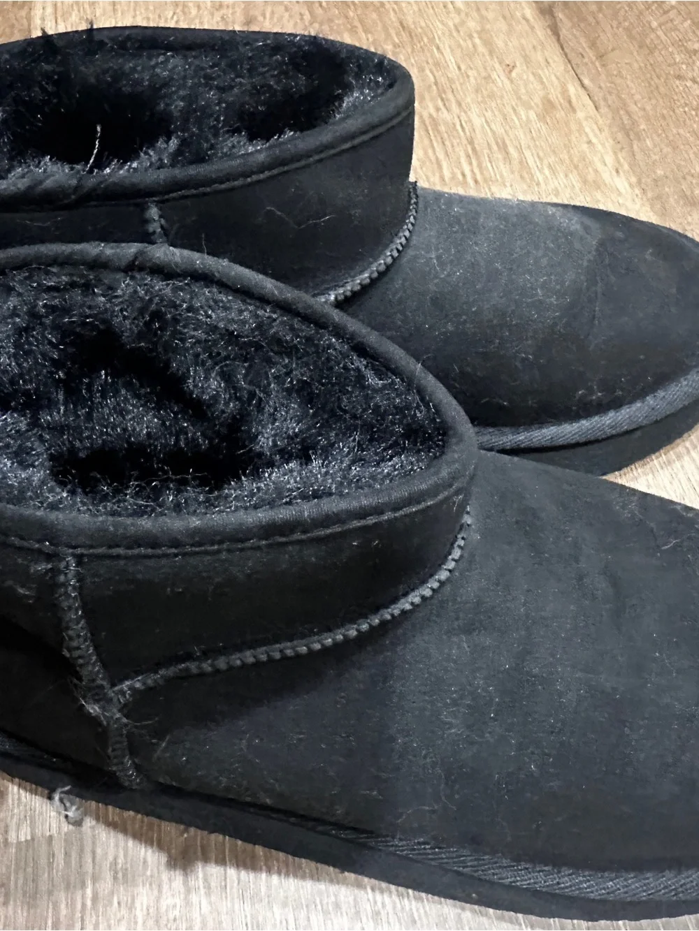 Juicy Couture Black Suede Ankle Booties